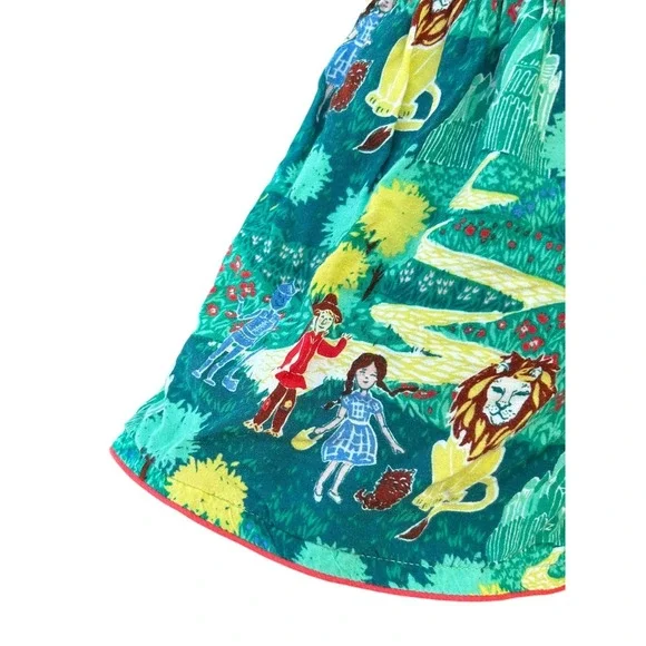 Wizard of Oz Dress Genuine Kids OshKosh Girls Size 2T Sleeveless Teal Novelty - Picture 2 of 4